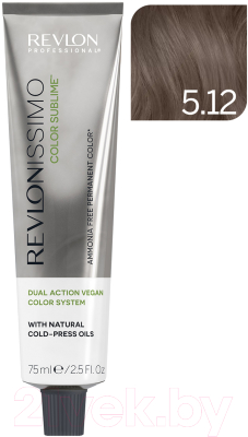Крем-краска для волос Revlon Professional Revlonissimo Color Sublime Vegan тон 5.12 (75мл)