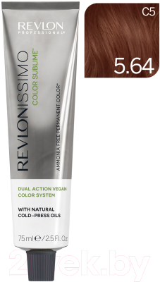 Крем-краска для волос Revlon Professional Revlonissimo Color Sublime Vegan тон 5.64 (75мл)