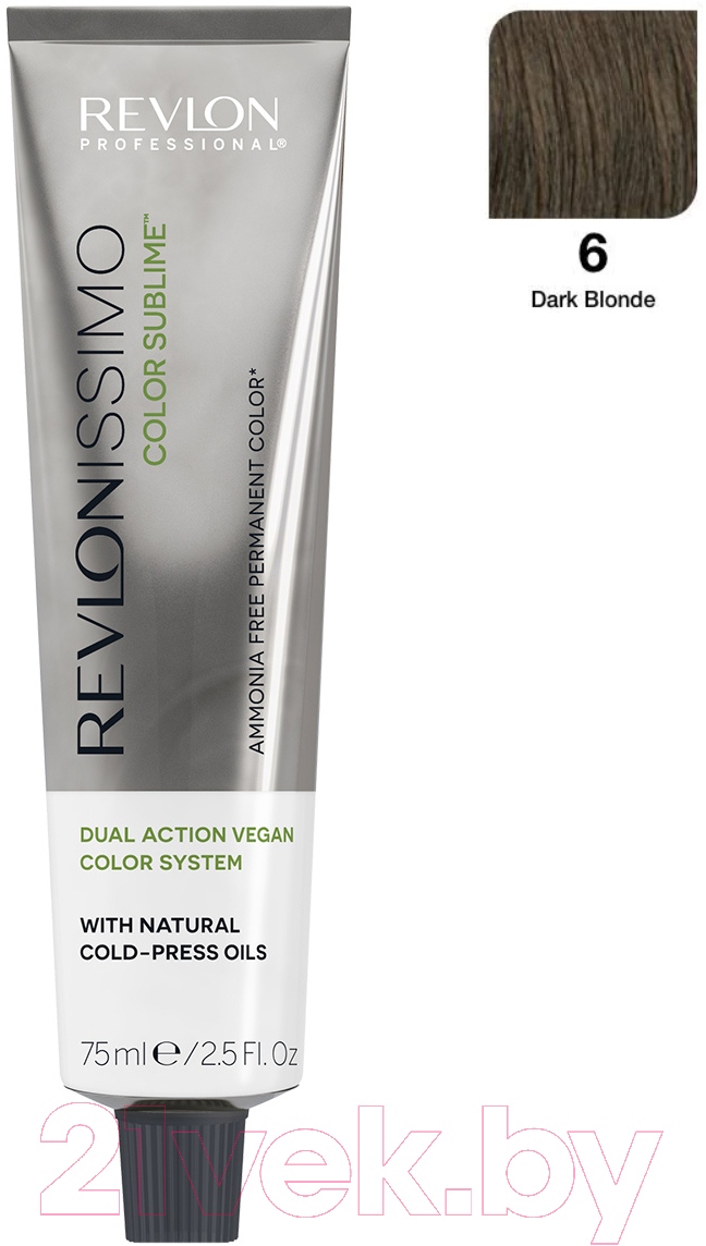 Крем-краска для волос Revlon Professional Revlonissimo Color Sublime Vegan тон 6