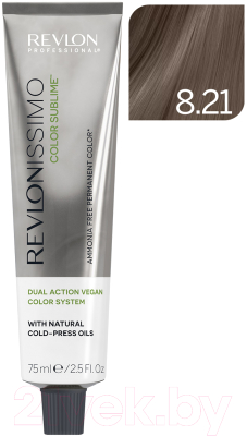 Крем-краска для волос Revlon Professional Revlonissimo Color Sublime Vegan тон 8.21 (75мл)