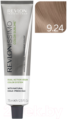 Крем-краска для волос Revlon Professional Revlonissimo Color Sublime Vegan тон 9.24 (75мл)