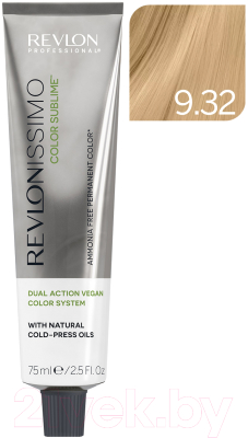 Крем-краска для волос Revlon Professional Revlonissimo Color Sublime Vegan тон 9.32 (75мл)