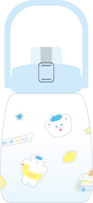 

Бутылка для воды, HoHo Bear Summer Sparkling Ice / 8005