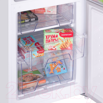 Холодильник с морозильником Maunfeld MFF176W11