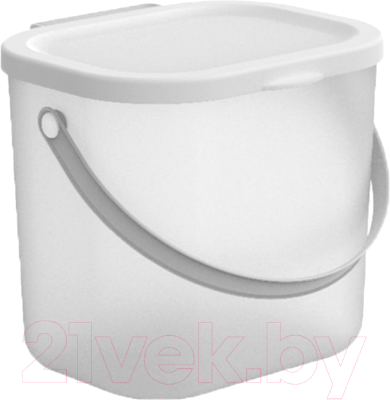 Контейнер для хранения Rotho Albula Для стирального порошка / 1040701023 (6л, прозрачный/белый)
