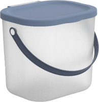 Контейнер для хранения Rotho Albula Для стирального порошка / 1040706161 (6л, прозрачный/голубой) - 