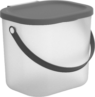 Контейнер для хранения Rotho Albula Для стирального порошка / 1040708853 (6л, прозрачный/серый) - 