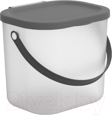 Контейнер для хранения Rotho Albula Для стирального порошка / 1040708853 (6л, прозрачный/серый)