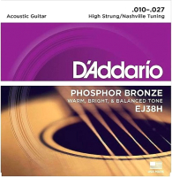 Струны для акустической гитары D'Addario EJ38H 10-27 - 