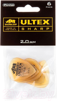 Набор медиаторов Dunlop Manufacturing 433P2.0 Ultex Sharp 2.0