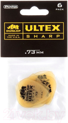 Набор медиаторов Dunlop Manufacturing 433P.73 Ultex Sharp .73