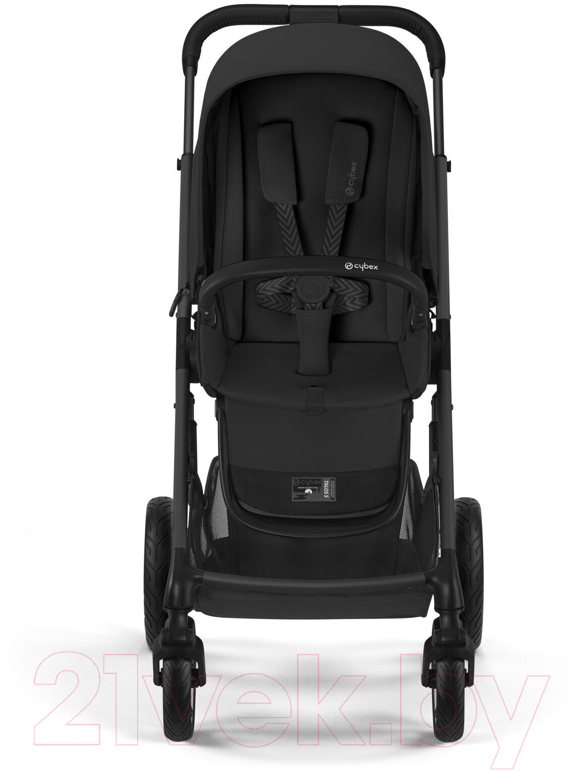 Детская прогулочная коляска Cybex Talos S Lux BLK с дождевиком