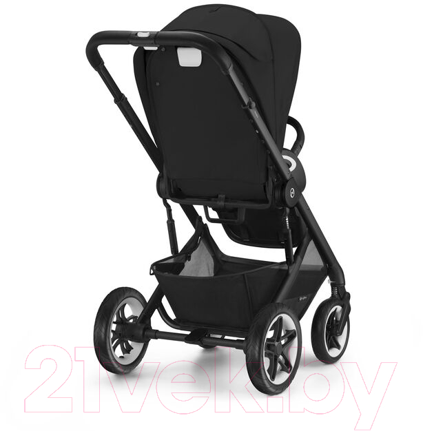 Детская прогулочная коляска Cybex Talos S Lux BLK с дождевиком