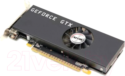 Видеокарта AFOX GeForce GTX 1050 Ti LP Single FAN 4G (AF1050TI-4096D5L5)