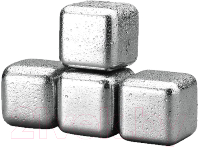 Многоразовый лед Circle Joy Stainless Steel Ice Cubes CJ-BK03 (4шт)