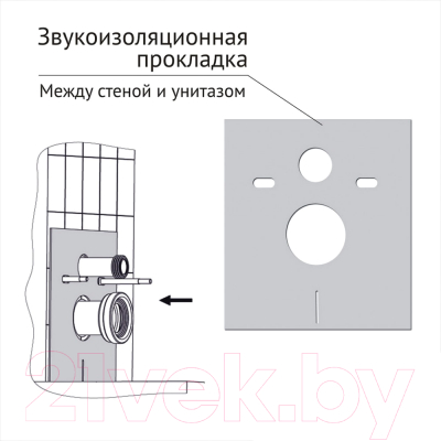 Унитаз подвесной с инсталляцией Berges Atom / 043315 (с сиденьем)