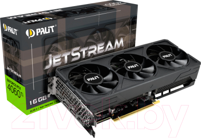 Видеокарта Palit GeForce RTX 4060 Ti JetStream 16GB (NE6406T019T1-1061J)