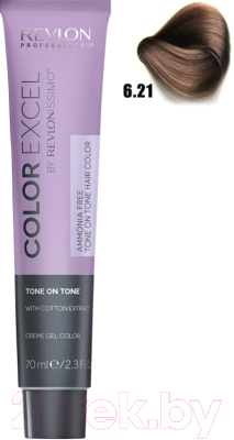 Крем-краска для волос Revlon Professional Color Excel 6.21 (70мл, кофе с молоком)