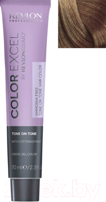 Крем-краска для волос Revlon Professional Color Excel 7.34 (70мл, светлый орех)