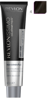 Крем-краска для волос Revlon Professional Revlonissimo Colorsmetique High Coverage тон 4 (60мл) - 
