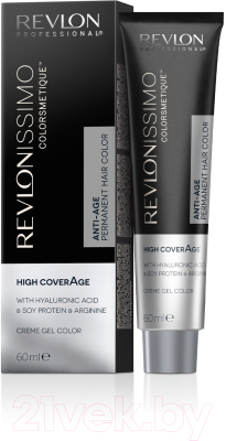 Крем-краска для волос Revlon Professional Revlonissimo Colorsmetique High Coverage тон 10 (60мл)