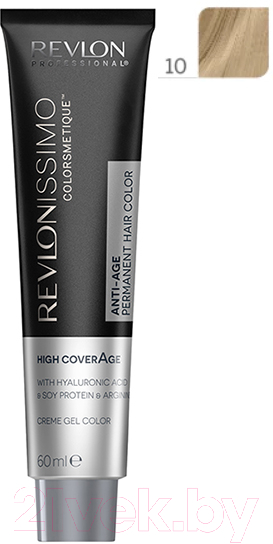 Крем-краска для волос Revlon Professional Revlonissimo Colorsmetique High Coverage тон 10