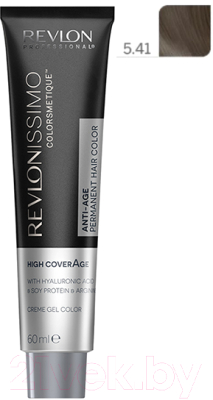 Крем-краска для волос Revlon Professional Revlonissimo Colorsmetique High Coverage тон 5.41 (60мл)