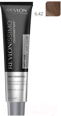 Крем-краска для волос Revlon Professional Revlonissimo Colorsmetique High Coverage тон 6.42 (60мл)
