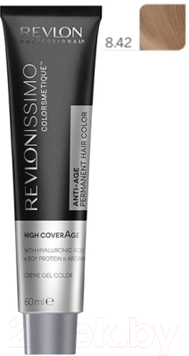 Крем-краска для волос Revlon Professional Revlonissimo Colorsmetique High Coverage тон 8.42 (60мл)