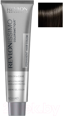 Крем-краска для волос Revlon Professional Revlonissimo Colorsmetique 3 (60мл, темно-коричневый)