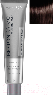 Крем-краска для волос Revlon Professional Revlonissimo Colorsmetique 4.41 (60мл, коричневый медно-пепельный)