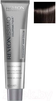 Крем-краска для волос Revlon Professional Revlonissimo Colorsmetique 5.12 (60мл, светло-коричневый пепельно-переливающийся)
