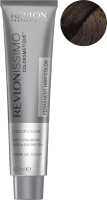 Крем-краска для волос Revlon Professional Revlonissimo Colorsmetique 6.12 (60мл, темный блондин пепельно-переливающийся) - 