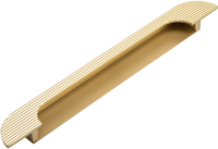 Ручка для мебели Cebi A1211 PC35 (224мм, матовое золото полимер) - 