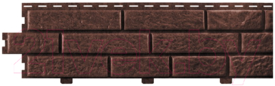 Сайдинг Fineber BrickHouse Кирпич (2x0.21м, коричневый)