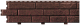 Сайдинг Fineber BrickHouse Кирпич (2x0.21м, коричневый) - 