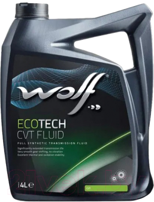 Трансмиссионное масло WOLF EcoTech CVT Fluid / 3020/4 (4л)