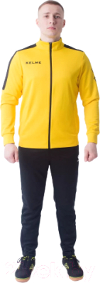 Спортивный костюм Kelme Tracksuit / 3771200-712 (2XL, желтый/черный)