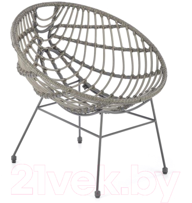 Кресло садовое Halmar Pino (темно-серый/светло-серый)