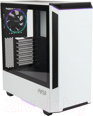 Корпус для компьютера HIPER PW81 (белый, без БП)