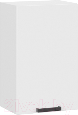 Шкаф навесной для кухни ТриЯ Детройт 1В45 исп.2 (белый/белый глянец)