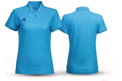 Футболка спортивная Kelme Short Sleeve Polo Shirt / 3892064-906 (2XL, голубой)