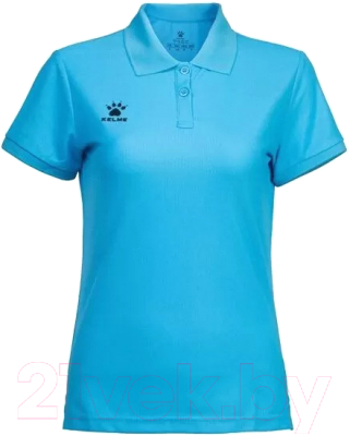 Футболка спортивная Kelme Short Sleeve Polo Shirt / 3892064-906 (XS, голубой)