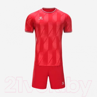 Футбольная форма Kelme Short-Sleeved Football Suit / 8251ZB1007-600 (3XL, красный)
