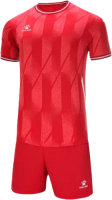 Футбольная форма Kelme Short-Sleeved Football Suit / 8251ZB1007-600 (XS, красный) - 