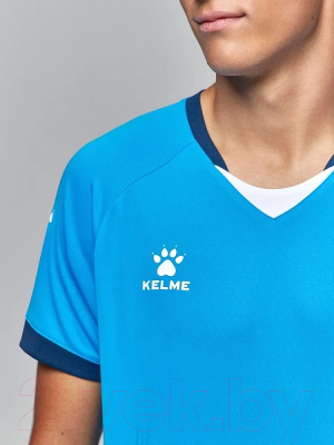 Футбольная форма Kelme Short Sleeve Football Suit / 3801096-906 (4XL, синий)