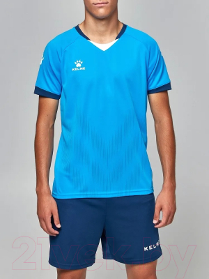 Футбольная форма Kelme Short Sleeve Football Suit / 3801096-906 (XL, синий)