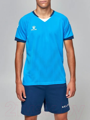 Футбольная форма Kelme Short Sleeve Football Suit / 3801096-906 (XS, синий)