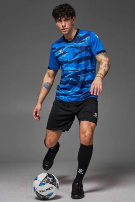 Футбольная форма Kelme Short Sleeve Football Suit / 8151ZB1003-481 (3XL, голубой)