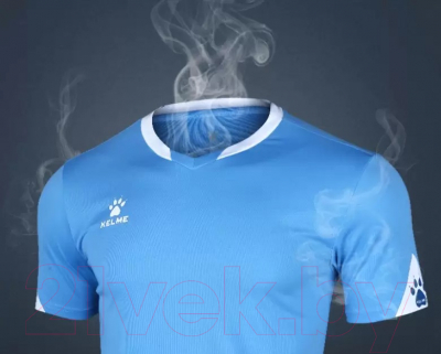 Футбольная форма Kelme Short Sleeve Football Uniform / 3801099-476 (3XL, голубой)